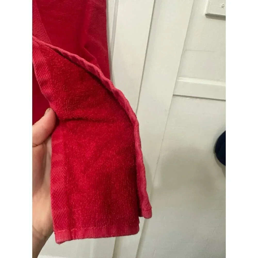 Red Bath Towel